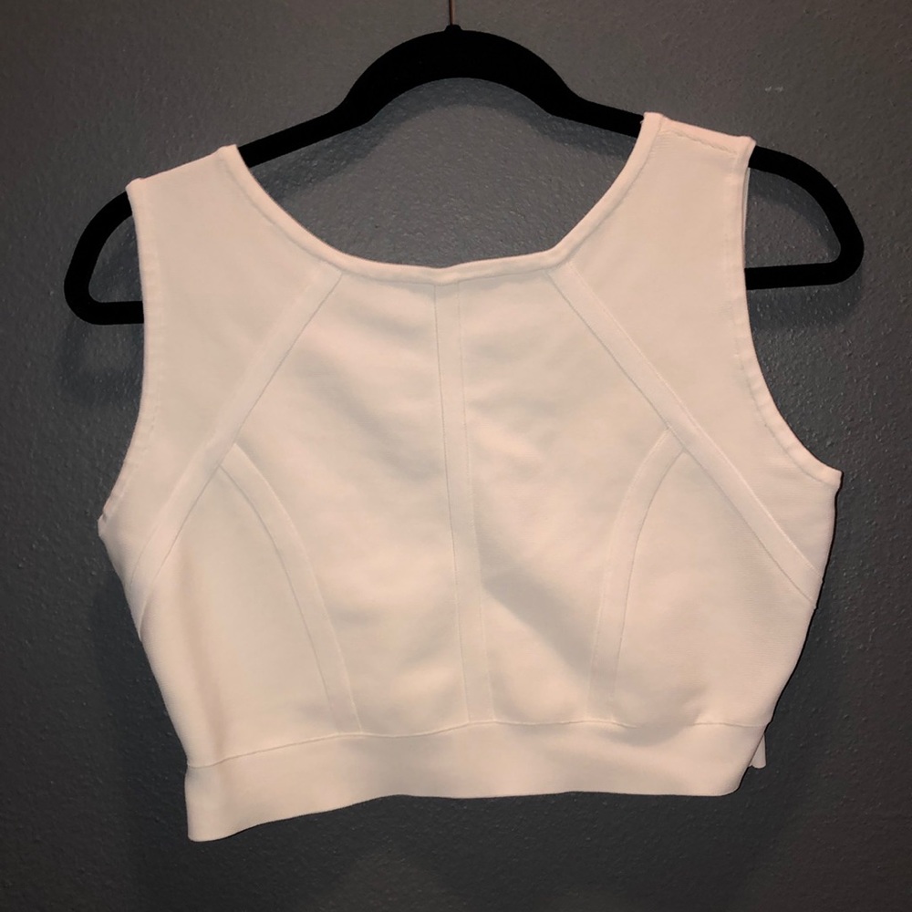 White Out Crop Top